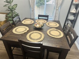 Dinning Table - 6 Seater, Counter Height- Like New