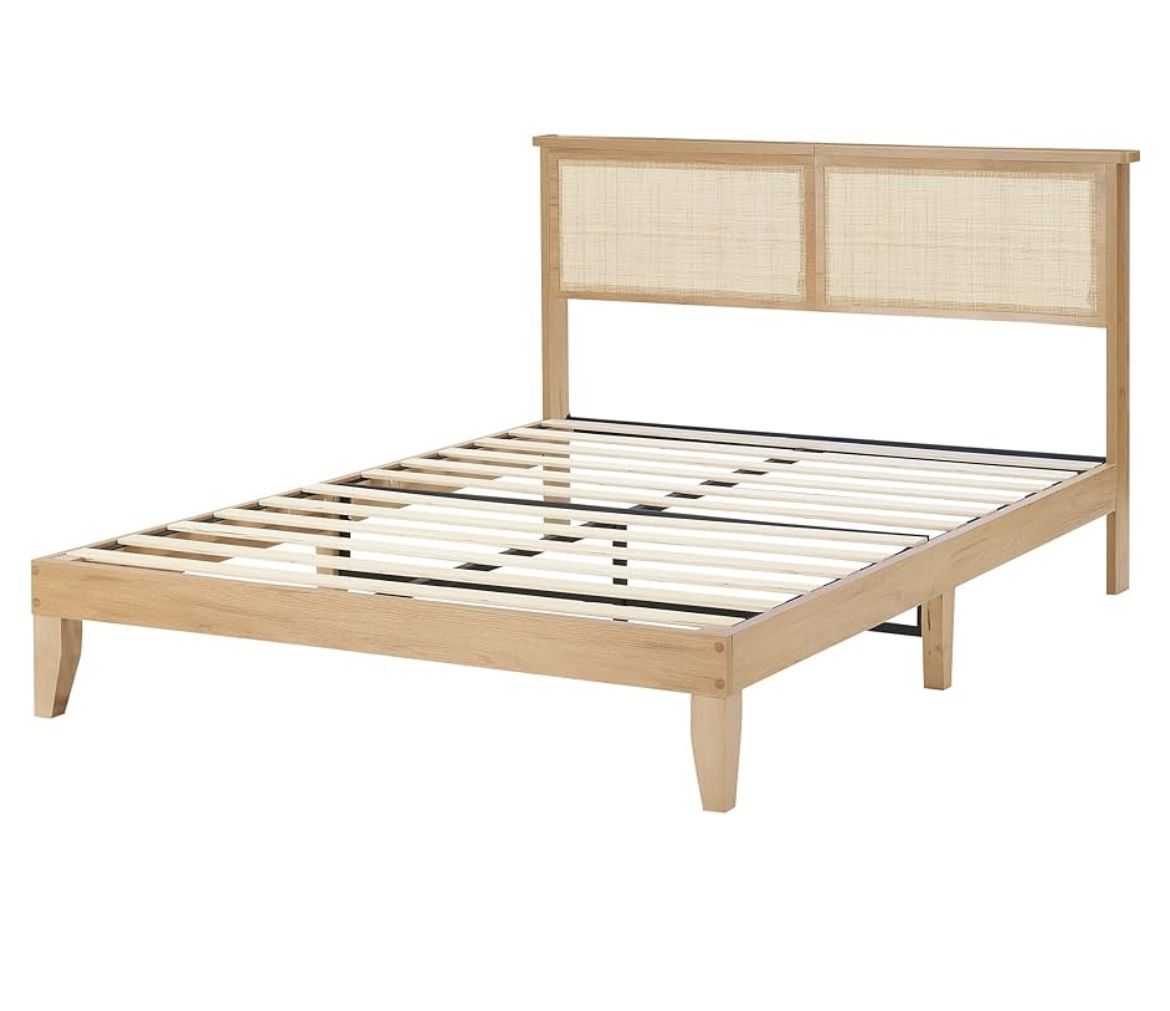 Rattan Full Bed Frame