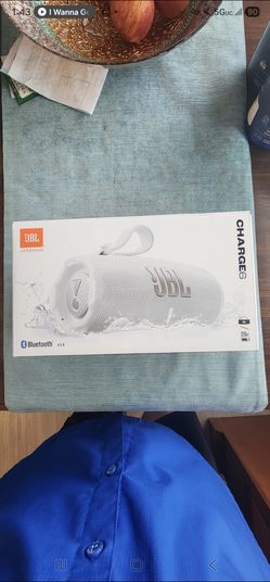 Original JBL Charge 6 Waterproof Bluetooth Portable speaker Brand NEW Color White