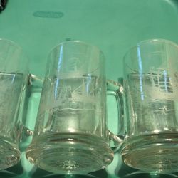 5.5”, Three Vintage Mugs
