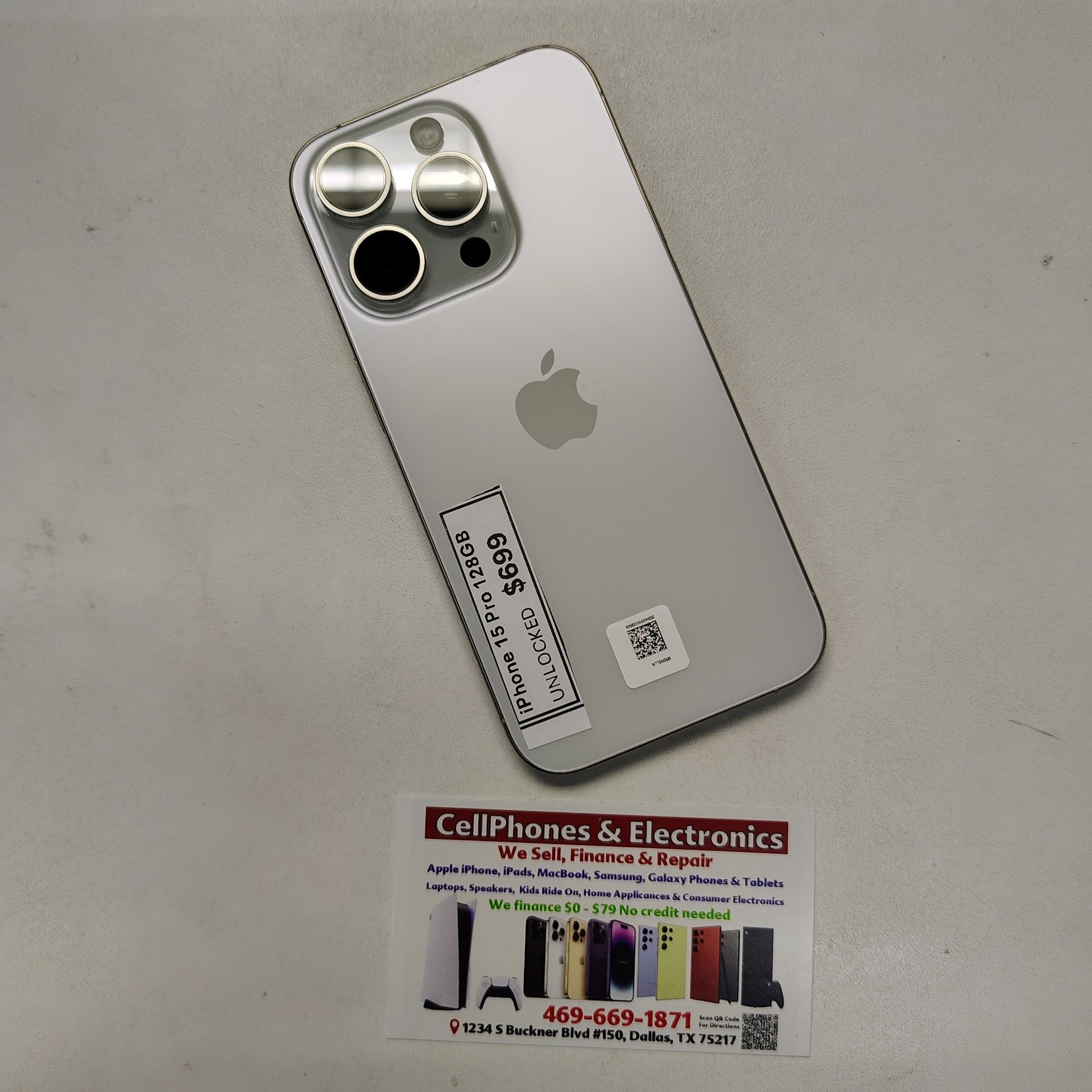 iPhone 15 Pro 128GB Unlocked - On Special Cash Deal $499