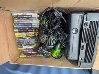 Xbox 360 Console Bundle with Games and Controllers