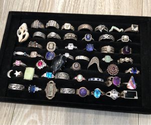 Sterling Silver Rings… Various Types & Sizes