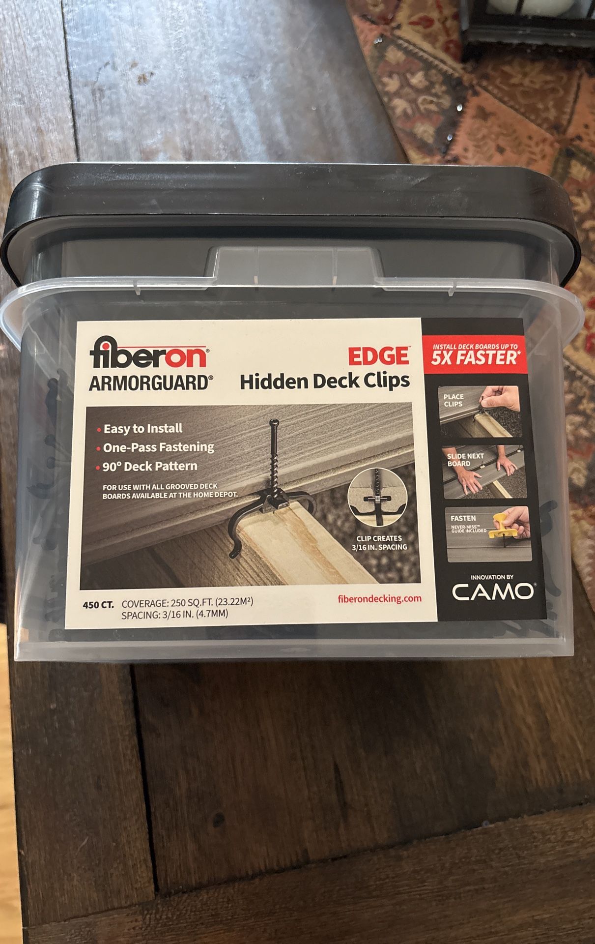 Hidden Deck Clips Brand New