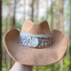 ✨ NEW!!! Camel Vegan Suede Cowboy Hat ✨
