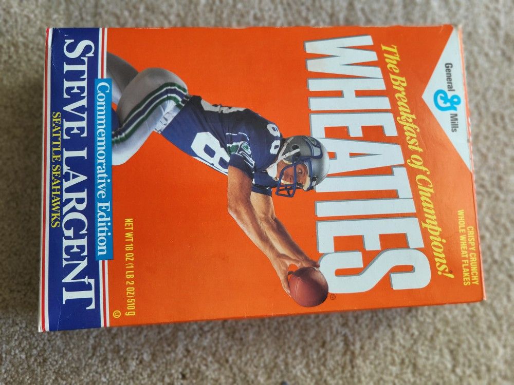 Weaties Box Steve Largent