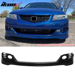 Fits 2006-2008 Acura TSX Unpainted Front Bumper Lip Lower Air Dam Spoiler PU 3PCS