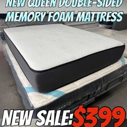 NEW DOUBLE SIDED MEMORY FOAM MATTRESS 