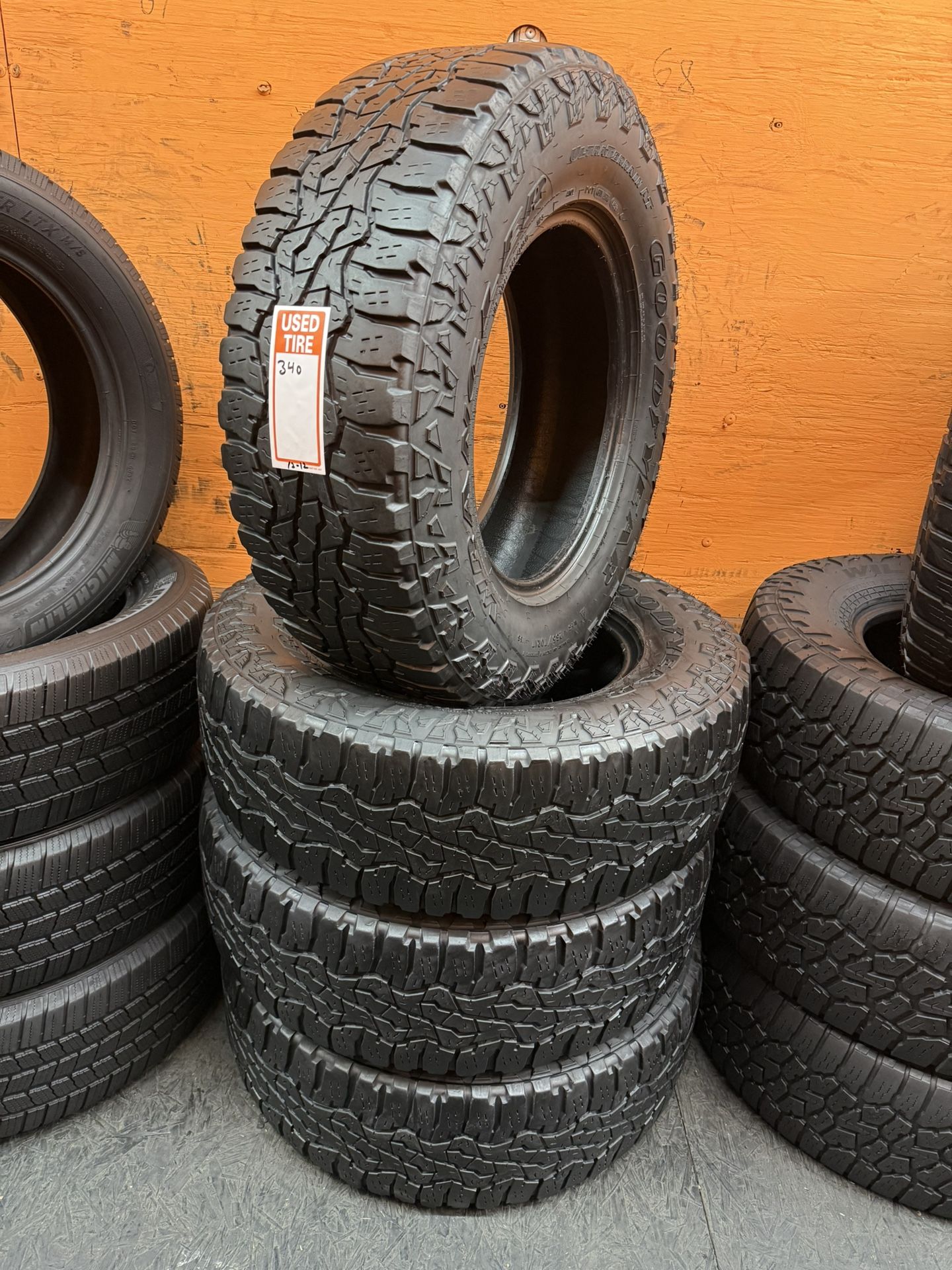 265/70R17 Goodyear Wrangler Ultra Terrain A/T Full Tire Set