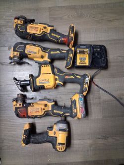 DeWalt 20V Brushless Power Tool Lot with Charger