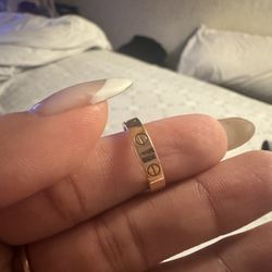 Cartier Love Ring In Rose Gold 