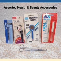 LOT OF 6 NEW HEALTH & BEAUTY ACCESSORIES 