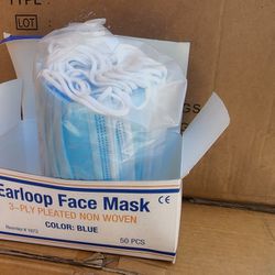Earloop Face Mask 3 Ply $4 50 Pcs/box Thumbnail