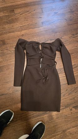 Brown Dress Size M to L.