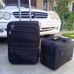 Luggage With Large Laptop Bag 