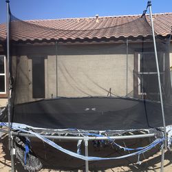 Free trampoline must take fire wood also