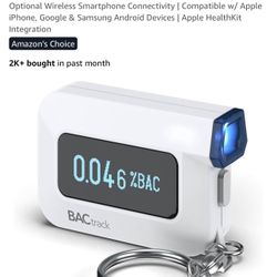 BACtrack C6 Keychain Breathalyzer | Professional-Grade Accuracy | Optional Wireless Smartphone Connectivity | Compatible w/ Apple iPhone, Google & Sam