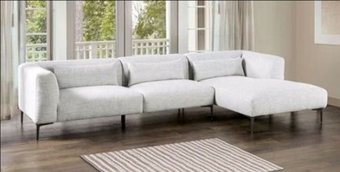 Brand New Light Grey Modern Style Sectional Sofa