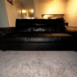 black couch 