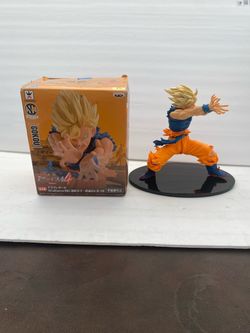 Banpresto Dragon Ball SCultures BIG Zokei Tenkaichi Budokai 4 Vol. 4 Super Saiyan Son Goku figure.