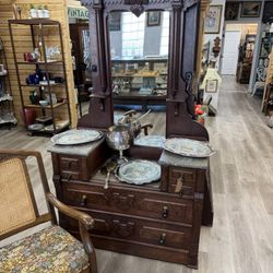 Victorian Marble Top Dresser