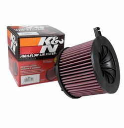 High flow air filter