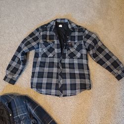 Mens Medium Dickie's Flannel Lined Jacket