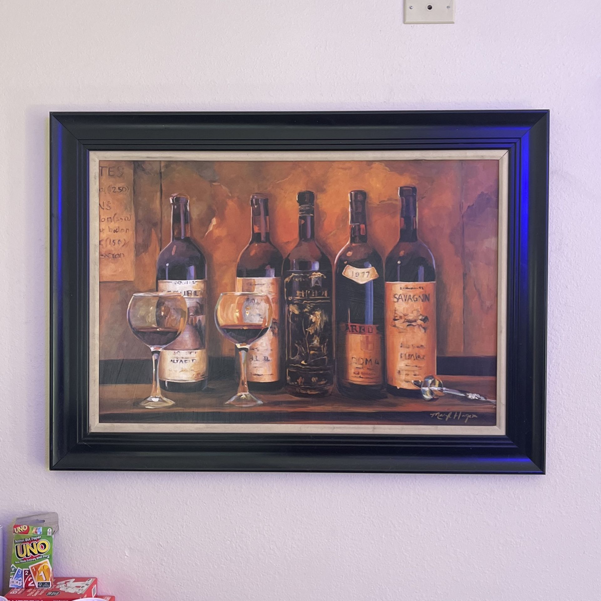 Mark Hagen Wine Painting