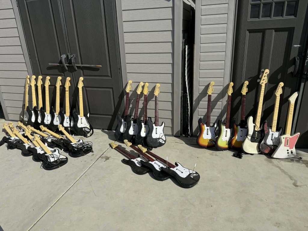 Video game guitars for many consoles