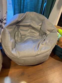 Gray Beanbag