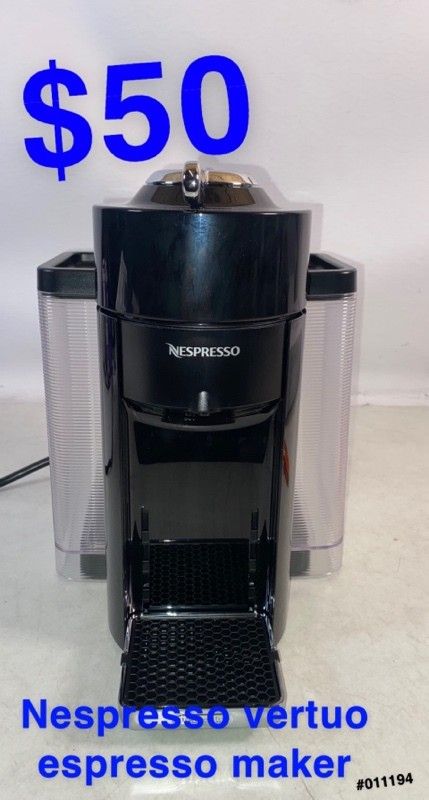 NESPRESSO VERTUO COFFEE MAKER 
