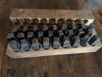 Alphabet stamp set