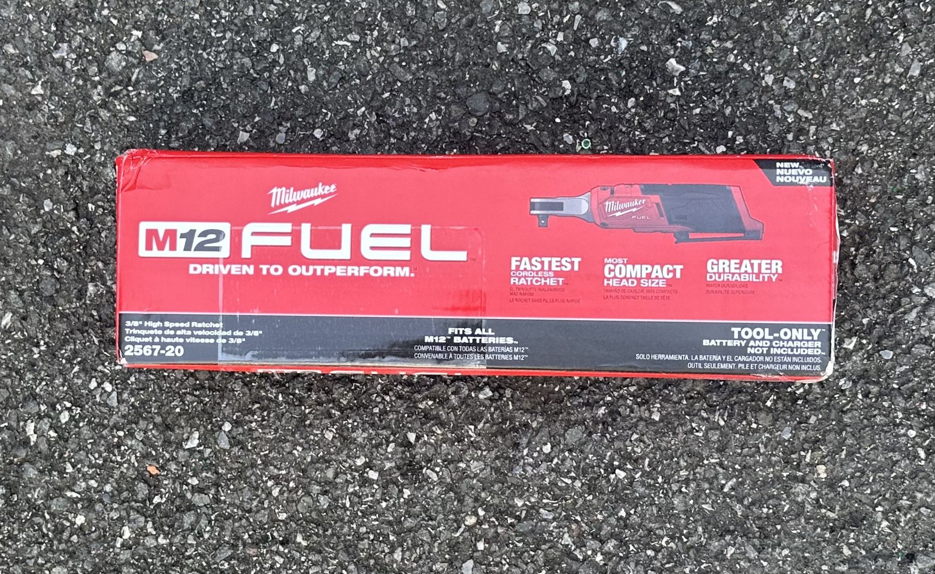 Milwaukee Fuel M12 Cordless 3/8 Ratchet (new)