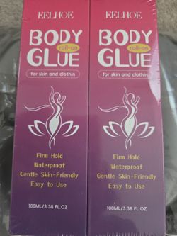 Body Glue for skin and clothing, 100 ML, Double Pack