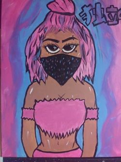 "I can get it on my own" painting