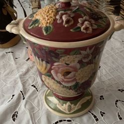 Pamela Glassing Large Canister Urn 