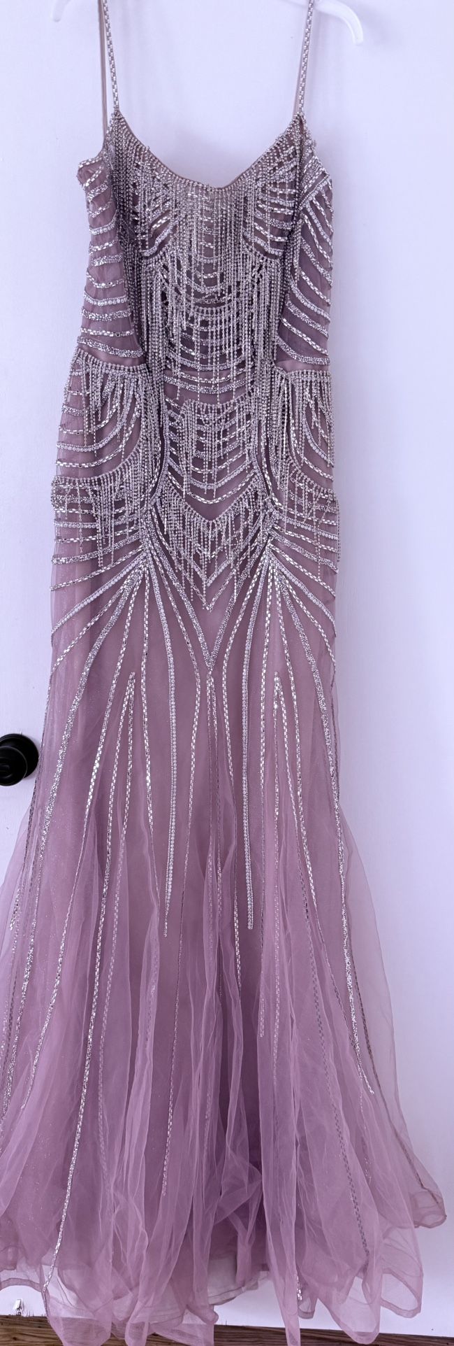 Rose Gold Elegant Maxi Dress