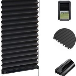 Thin Shade for RV Entry Doors, 12'' x 21'' RV Window Shade Compatible with Lippert Prepped Entry Doors, RV Door Window Shades Covers, RV Camper Window