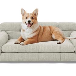 Assembled New 38" Dog Sofa Couch Bed for Small, Medium, Large Dogs, Soft Memory Foam Pet Sofa