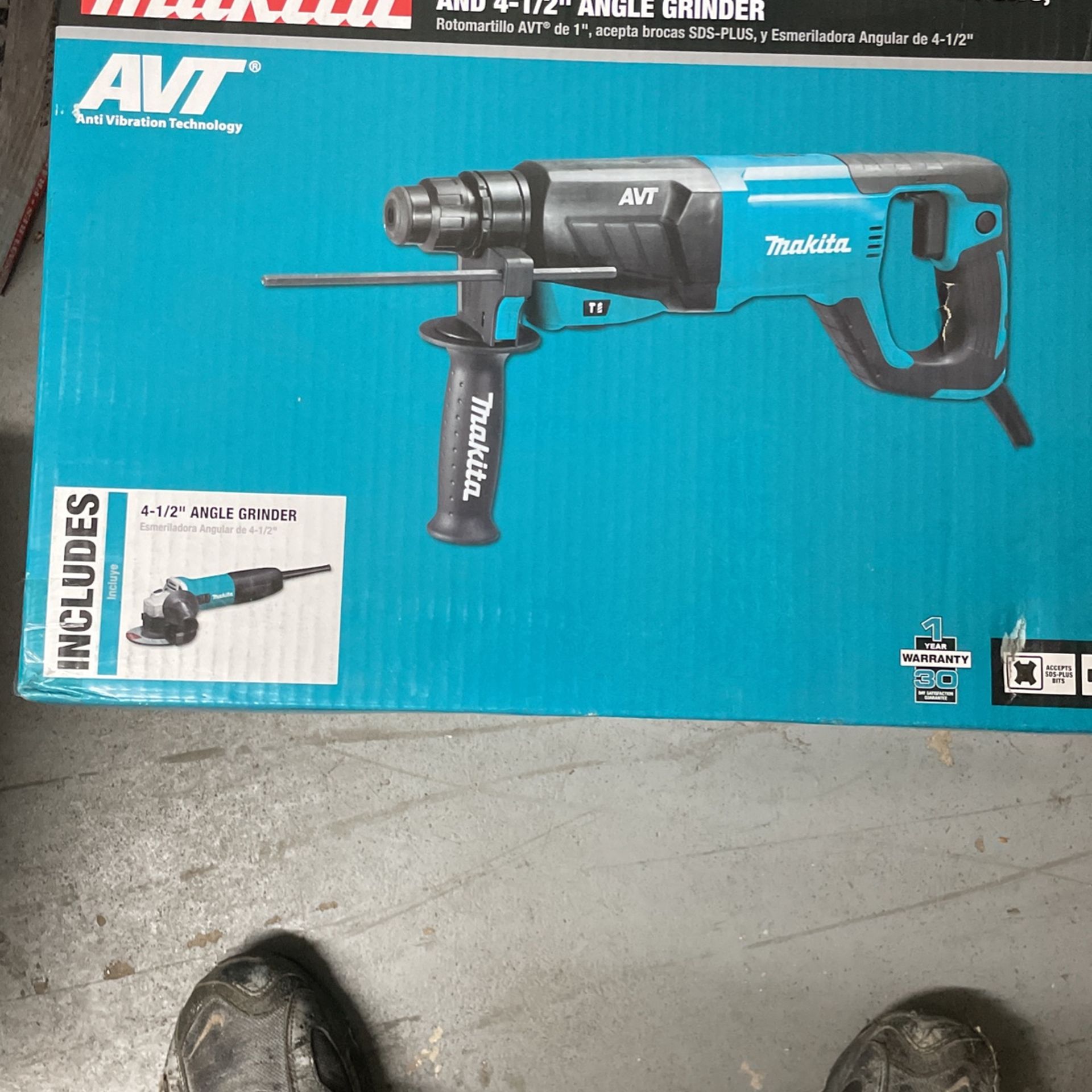 Makita Hammer Drill And Grinder Set