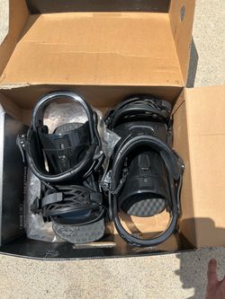 Ride KX Snowboard Bindings – Size XL, Black