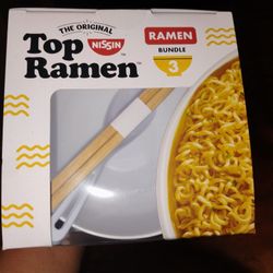 Top Ramen Bowl 🍜 3 PC Brand New 