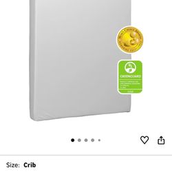 Moonlight Slumber Little Dreamer Crib Mattress – Dual-Sided Baby and Toddler Mattress, Firm Infant Support, Waterproof and Hypoallergenic, 5" Foam, St