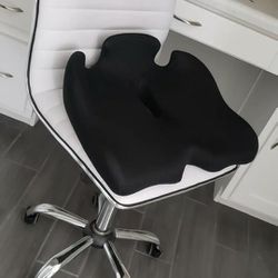 Benazcap Seat Cushion for Office Chair Cushions, Non-Slip Memory Foam,  Sciatica & Tailbone Pain Relief Firm Coccyx Pad for Long Sitting, Desk Chair/Car  Seat/Gaming Chair/Wheelchair, Black 