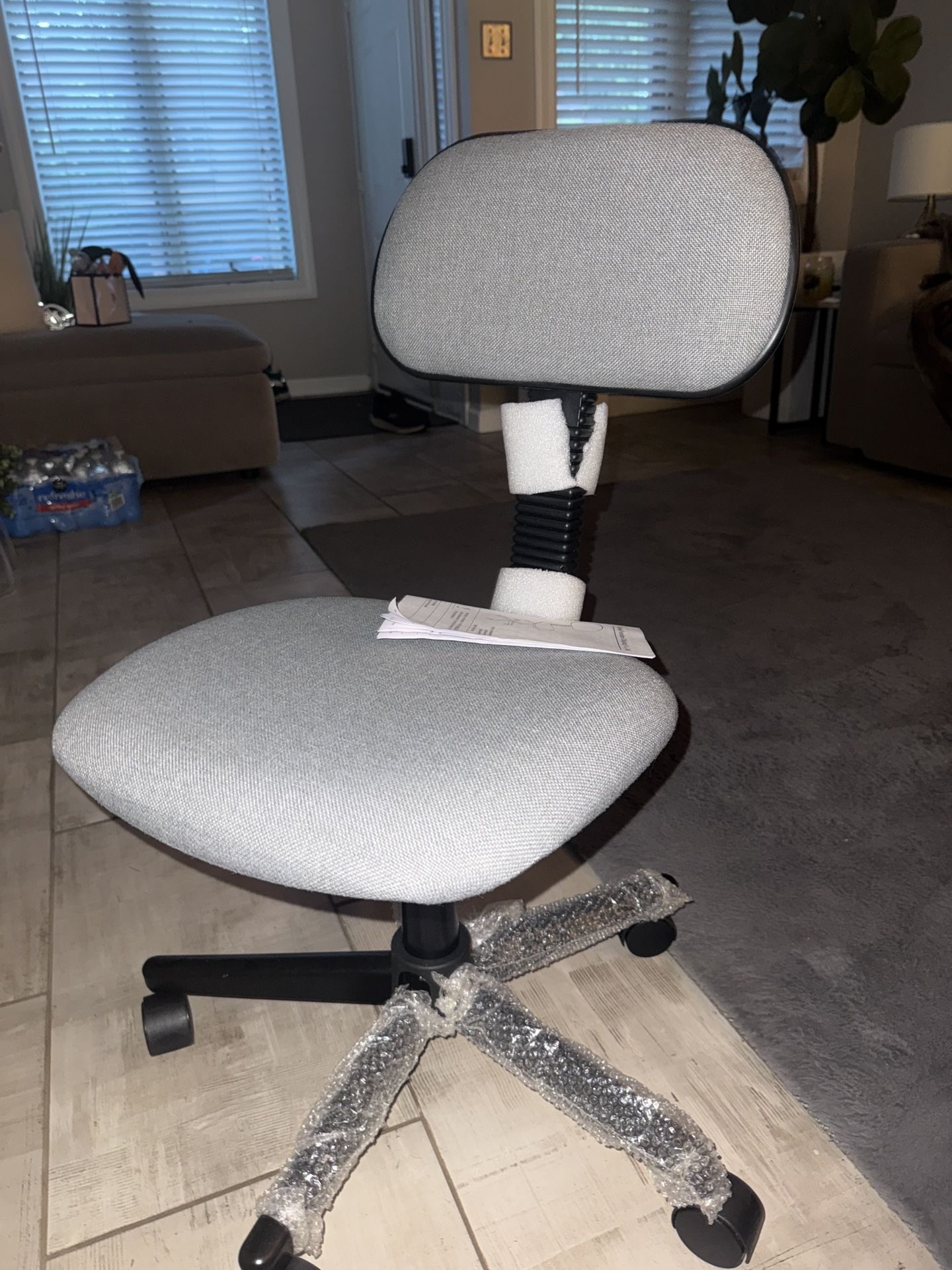 Amazon Basics Grey office chair