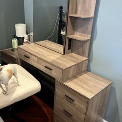 Vanity / Desk With Hidden Storage 
