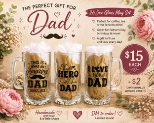 Father's Day Beer Mugs