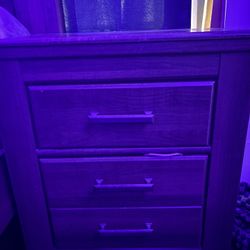 Wood Nightstand