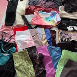 Assorted Women’s Gym Workout Clothes 