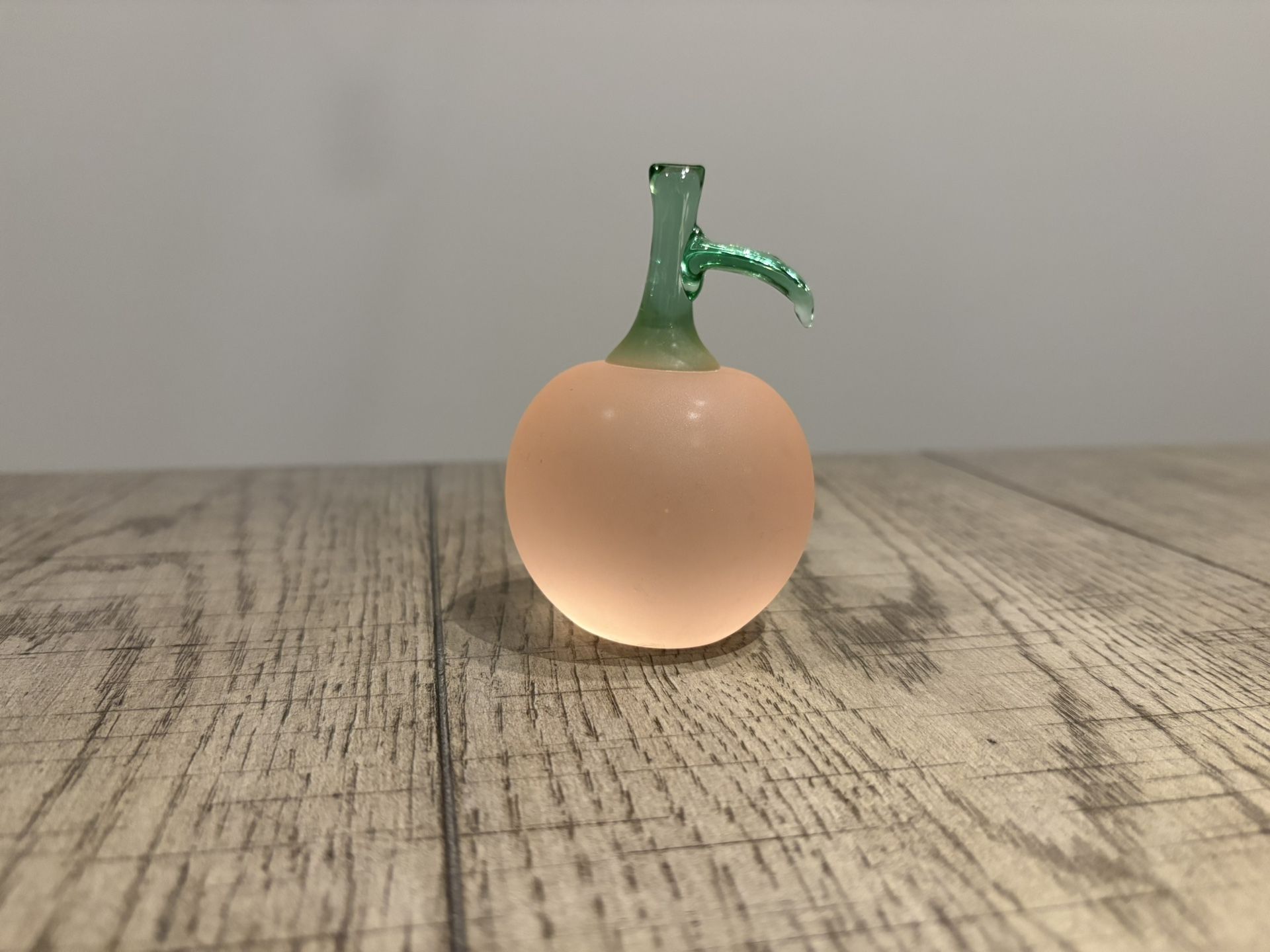 Satin Peach Paperweight